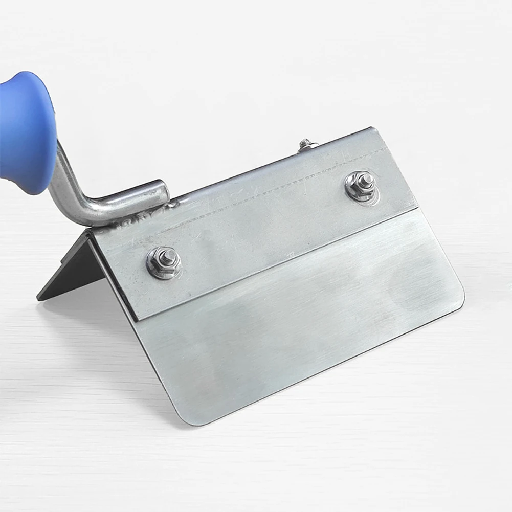 Stainless Steel Drywall Trowel with Soft Grip Handle Corner Finishing Tools Corner Knife for Smoothing and Shaping Corners