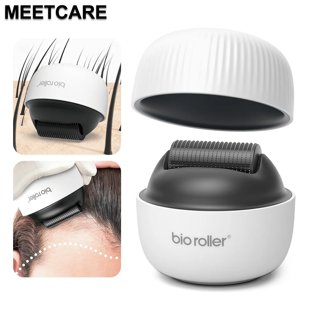 Bio G4 Derma Roller Microneedle 1200pin Titanium Needle for Beard Hair Growth Anti Acne Scars Removal Wrinkle Fine Line