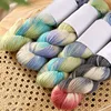 3PCS 300g Set Gradient Hand-Dyed Wool Blend Yarn for DIY Knitting Scarves Sweaters 270Meter/Roll Rainbow Magic Ball Yarn 5