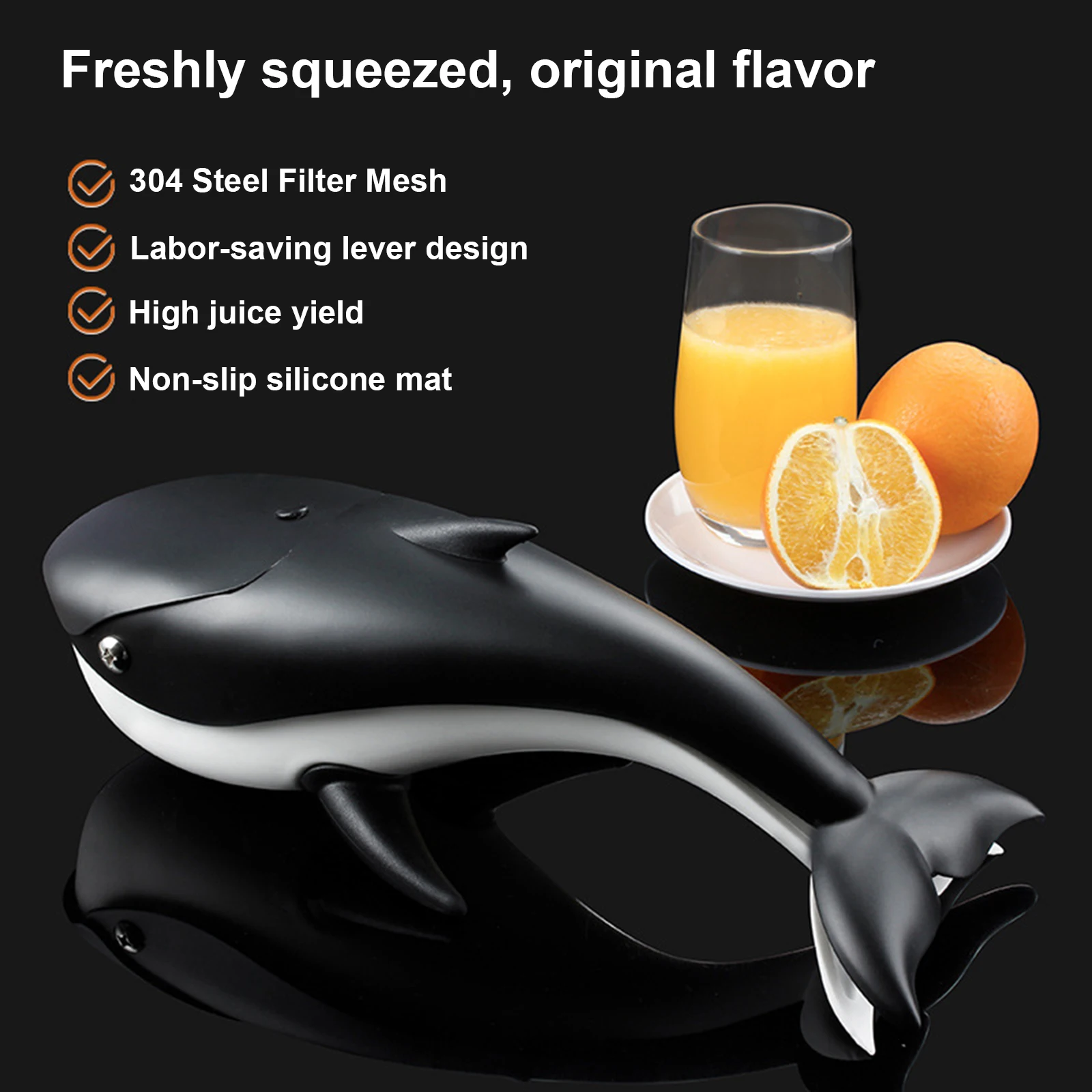 

Manual Juice Squeezer Stainless Steel Hand Pressure Juicer Pomegranate Orange Lemon Sugar Cane Juice Kitchen Bar Fruit Tools