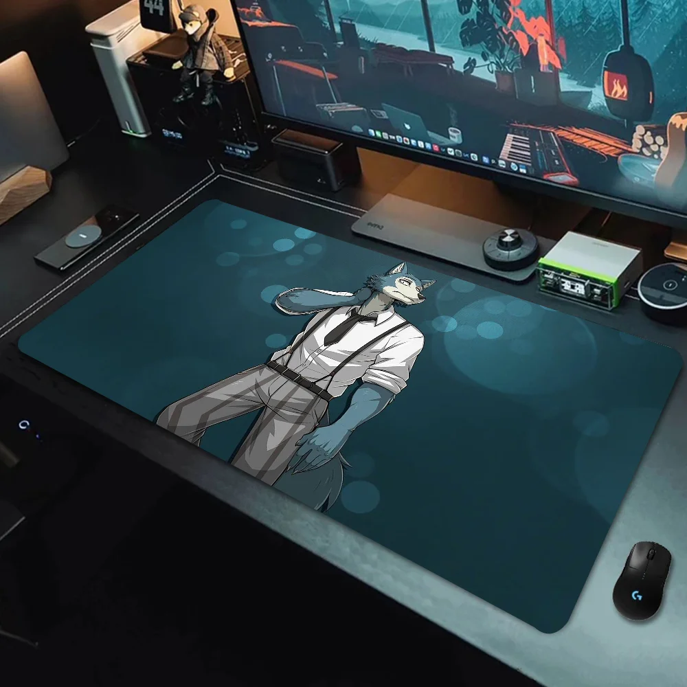 Beastars Mousepad Desktop Pad Game Gaming Mouse Pad Large Deak Mat Regalo Per Ragazzi Per Oiverwatch