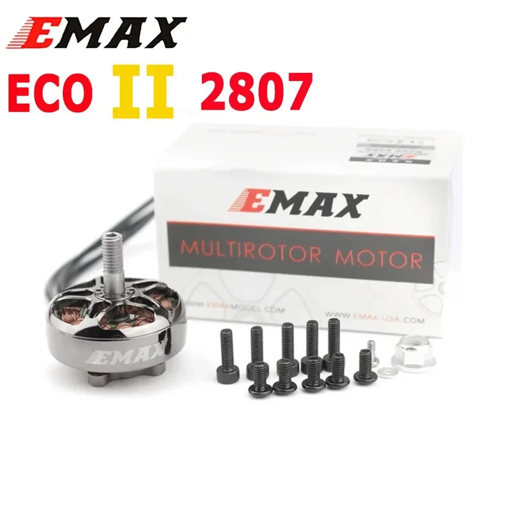 

4pcs/lot EMAX ECOII Series ECO II 2807 6S 1300KV/ 5S 1500KV/ 4S 1700KV Brushless Motor For 7'' FPV Racing RC Drone Diy parts
