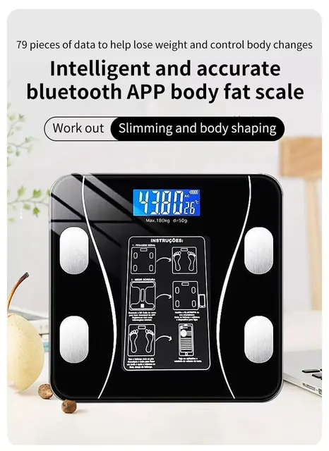 2023 Home Use Wood Fall-proof Body Weight Scale Household Precise Smart  Body Fat Electronic LED Digital Bathroom Scale - AliExpress