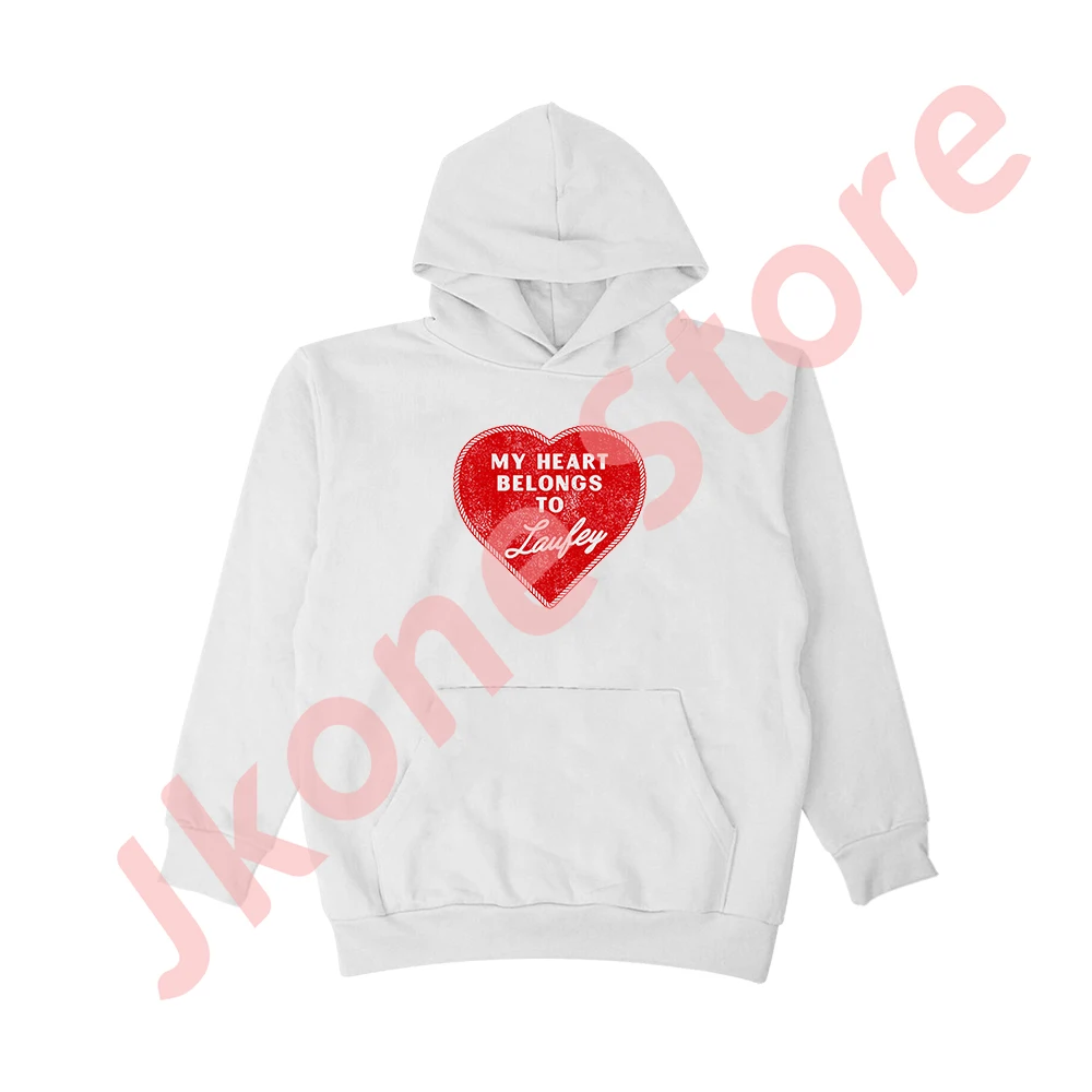 

Laufey худи с сердцем The богиня Tour Merch женские и мужские модные повседневные толстовки с длинным рукавом