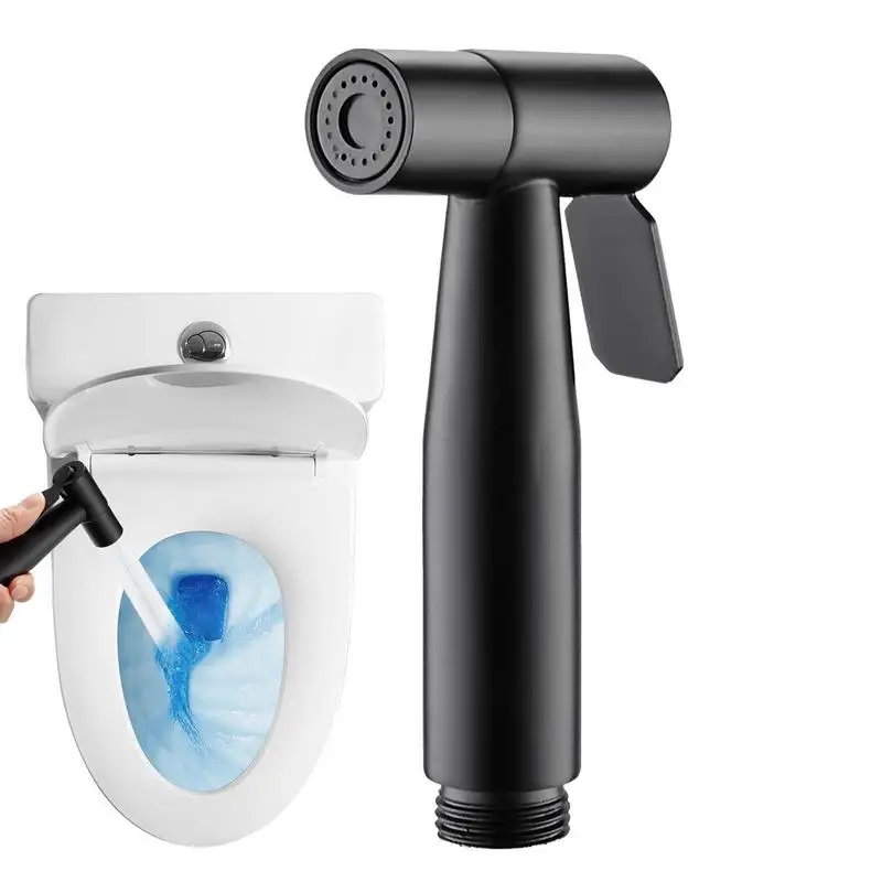 

Stainless Steel Bidet Sprayer Hygienic Cleaning Tool Toilet Spray Guns Set Adjustable Flusher Nozzle Water Saving Bidet Sprayer