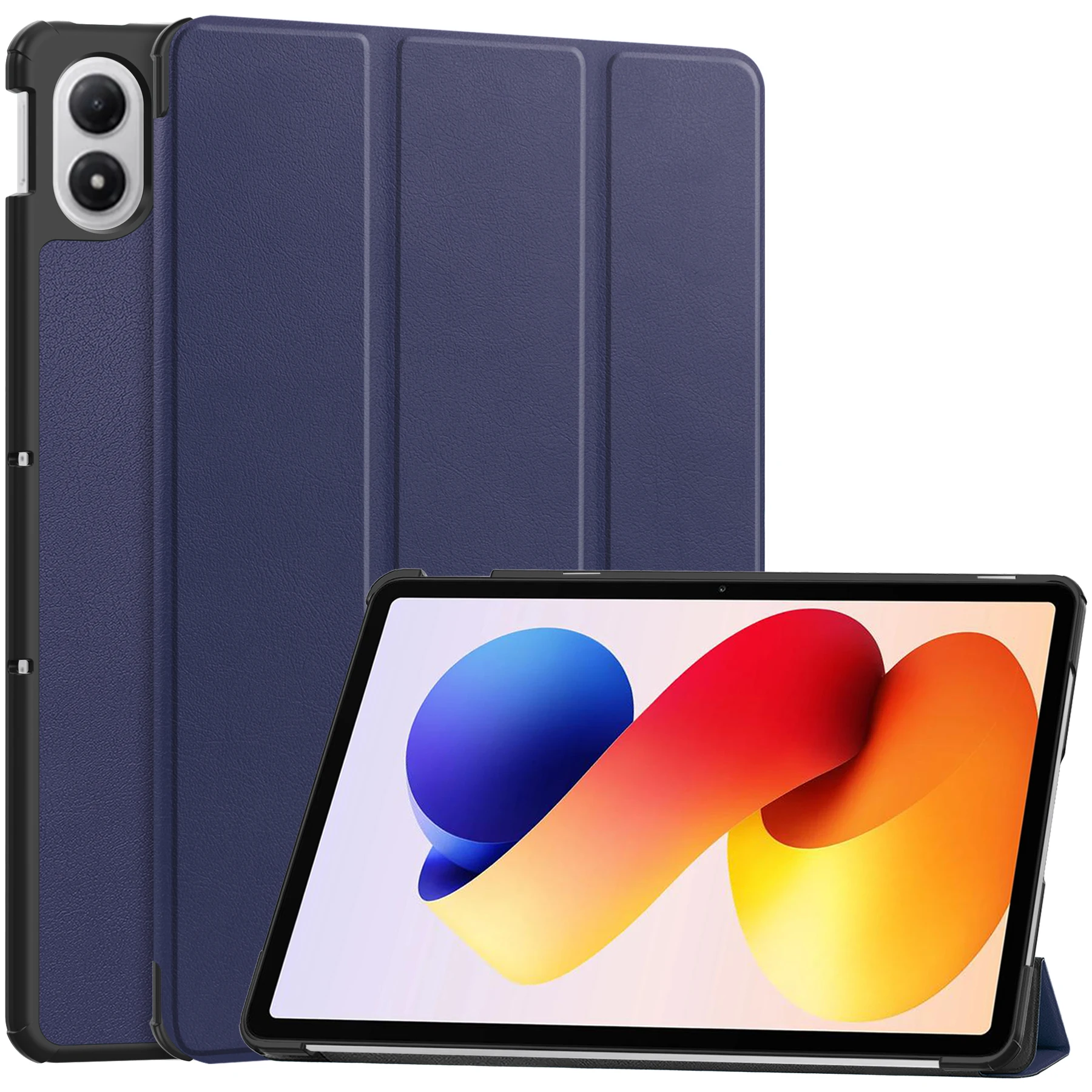 Premium PU Leather Tri-Folding Kids Stand Magnetic Tablet Cover