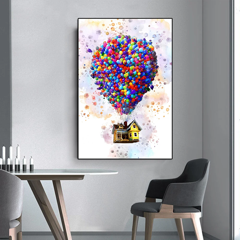 Anime Dream House Poster  Canvas Print for Sale by OrageArts