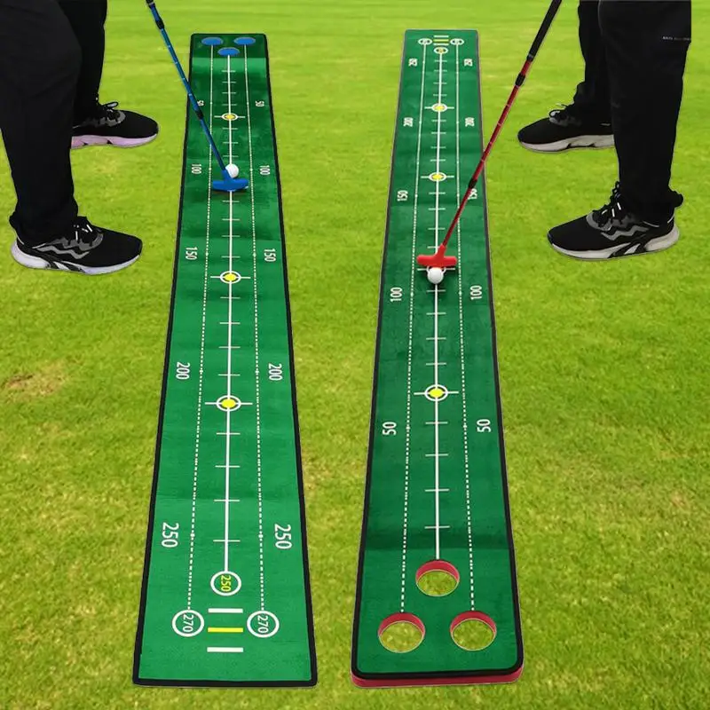 Golf Carpet Putting Mat Golf Simulator Cushion Practice Putting Rug For