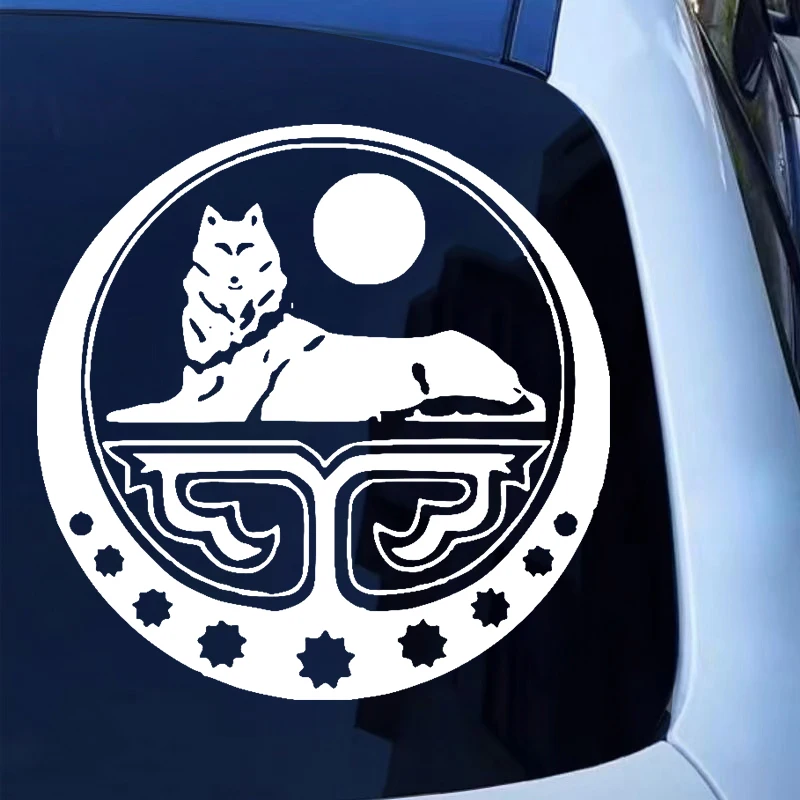 

CS-475#15*15cm Chechnya funny car sticker and decal white/black vinyl auto car stickers various sizes
