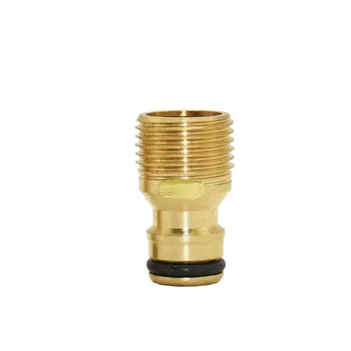 1/2'' 5/8" 3/4'' 1'' Brass Hose Quick Connector Water Stop Fitting Copper Thread Tap Coupling Garden Watering Gun Adapter - Image 2