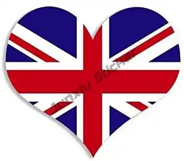 GB - Great Britain Oval Flag Sticker Self Adhesive Vinyl United - Foto 3