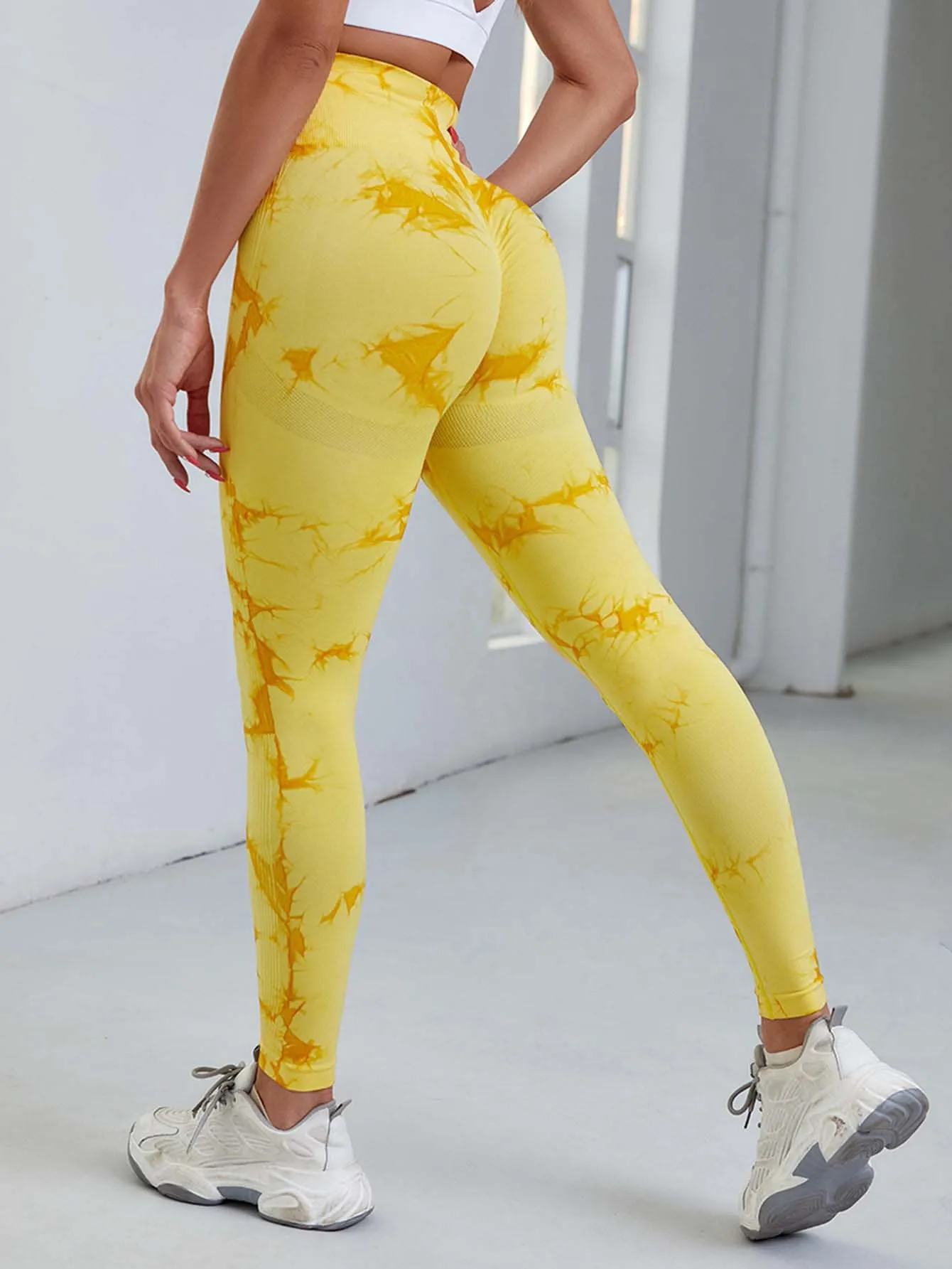 Verplicht Zonder twijfel Beschaven New Tie Dye Seamless Leggings For Women Fitness Scrunch Butt Legging  Workout Gym Tights High Waist Sport Legging Activewear - AliExpress