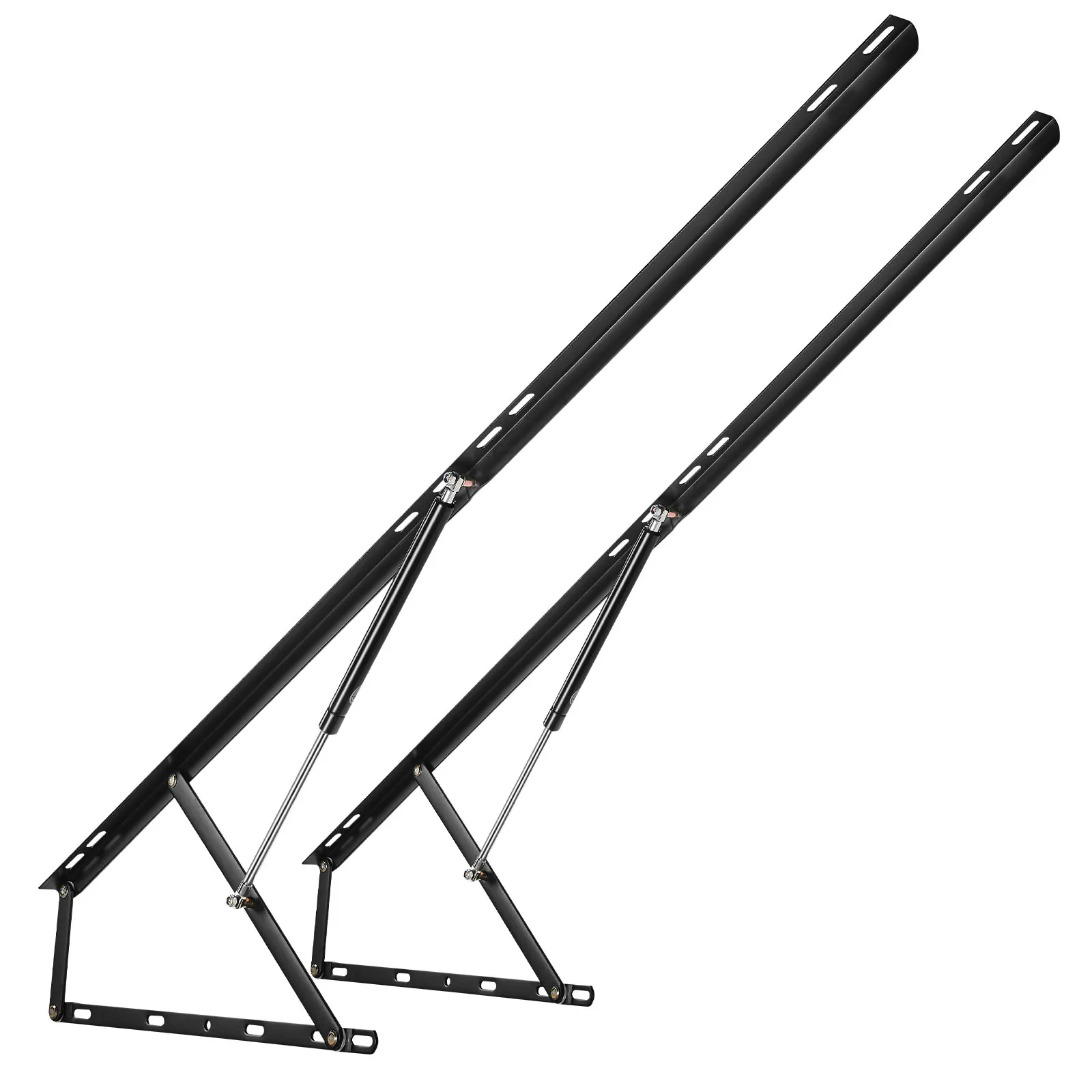 Bed Lift Compatible 265lbs Bearing DIY Wall Mechanical Hardware Kit Vertical Deluxe Pneumatic Lever Heavy Duty Support