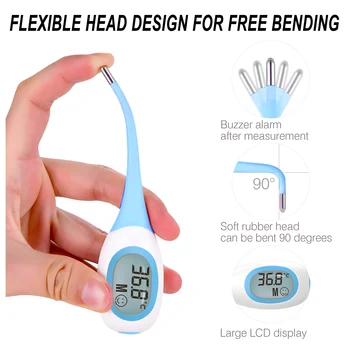 Digital Thermometer Forehead Non-Contact Baby Body Termometro Infrared LCD Adult Fever IR Household Health Monitors 2
