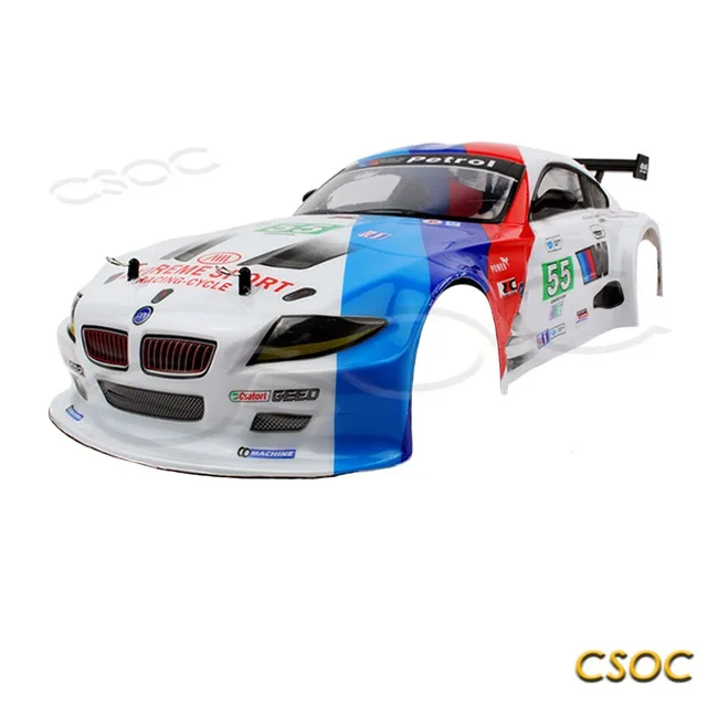 CSOC 1/10 Car Shell KIT Accessories for Big Off-road 4WD Speed Remote Control Drift Racing Truck 45-70km/h RC PVC Toy for Adult