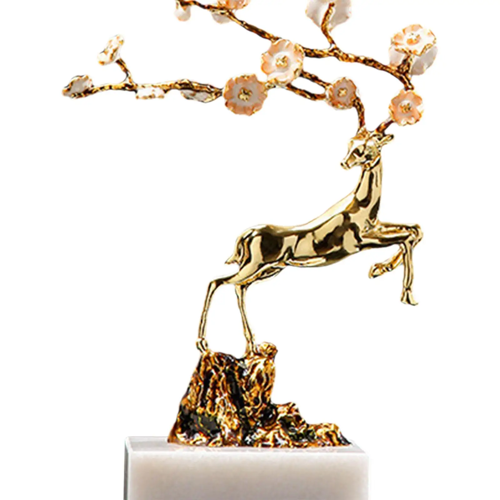Deer Sculpture Decorative Housewarming Gift Modern Statue Tabletop Decoration for Office Entryway Table Bookshelf Home Decor Deer Sculpture Decorative Housewarming Gift Modern Statue Tabletop Decoration for Office Entryway Table Bookshelf Home Decor