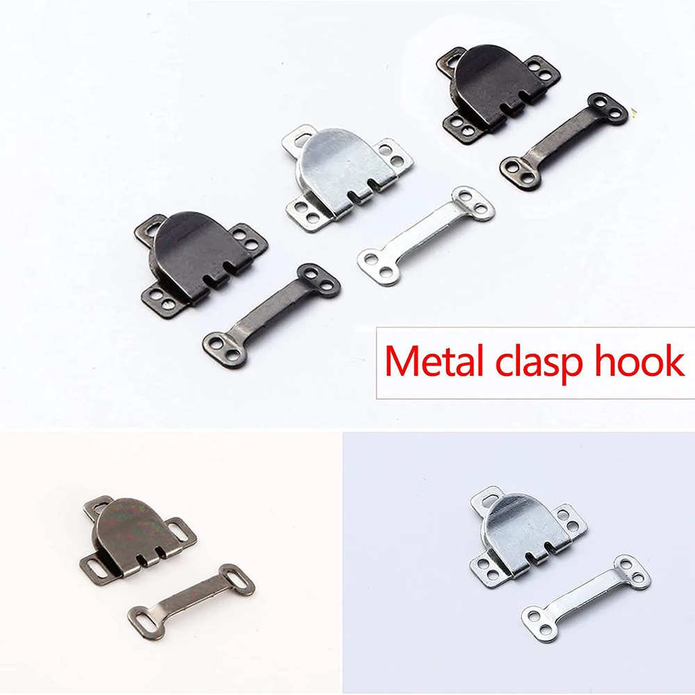 50 Sets Red Hook Eye Closure Hook and Eye Clasp Clothing Hook Sewing Hook  Copper Hook and Eye Sets Hook and Eyewx01 -  Sweden