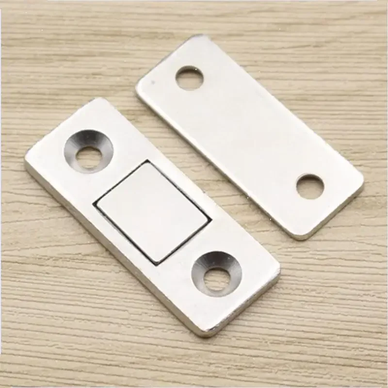Strong Ultra Thin Magnetic Door Catch Door Closer lock Latch Magnet for Furniture Cabinet Cupboard with Screws