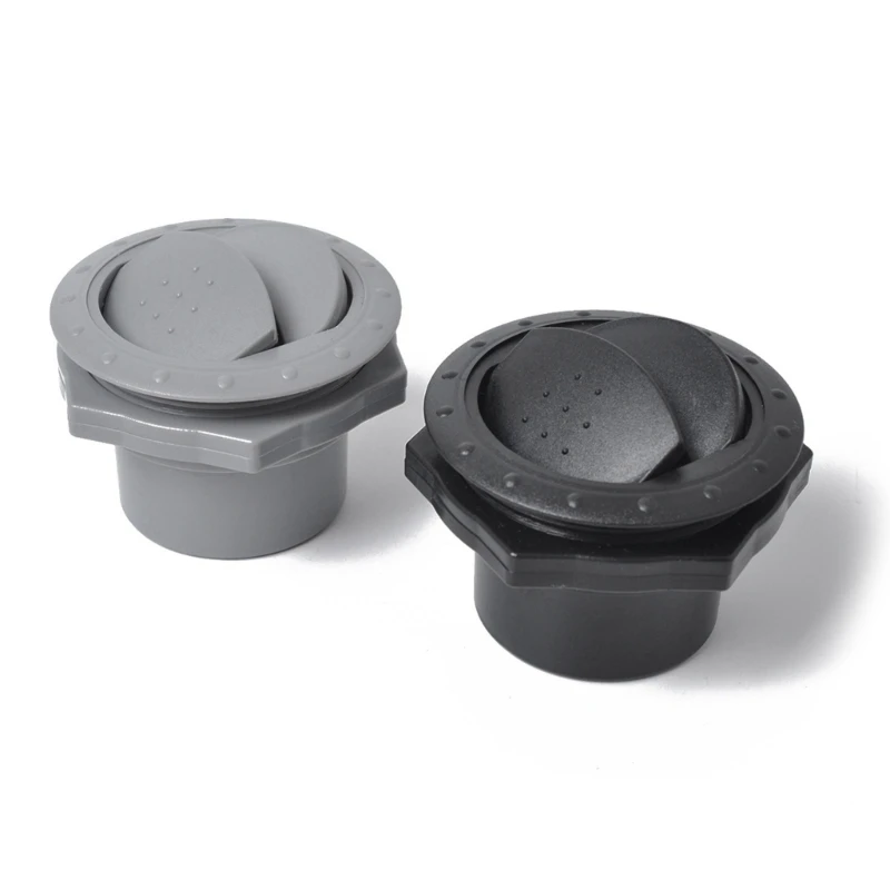 

50JA Universal Car Vent Dashboard Air Conditioning Deflector Knob Type Rotation Air Outlet Vent for Boat Yacht Camper-Caravan