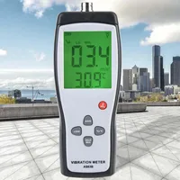 LCD Vibration Tester Meter Vibrometer Gauge Analyzer Vibration Tester AS63B Vibration Meter Vibrometer Vibration Analyzer Tester 1