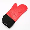 Oven Gloves Silicone Heat-proof Mitts Microwave Baking Tools Household Kitchen Bar Bakeware 1/2PCS 6
