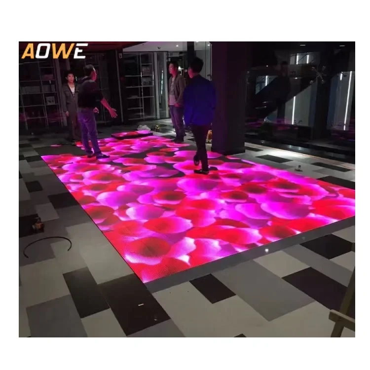 Virtual 3D Interactive Floor Led Wall Smart Waterpoof Dance Floor Screen Display