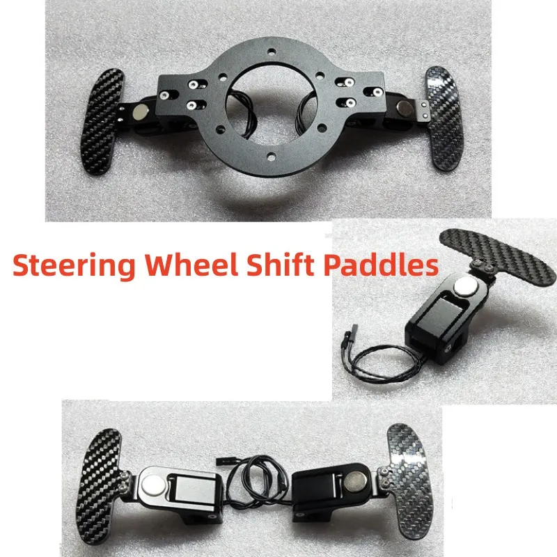 Carbon Fiber Paddles Racing Simulation Steering Wheel Shift