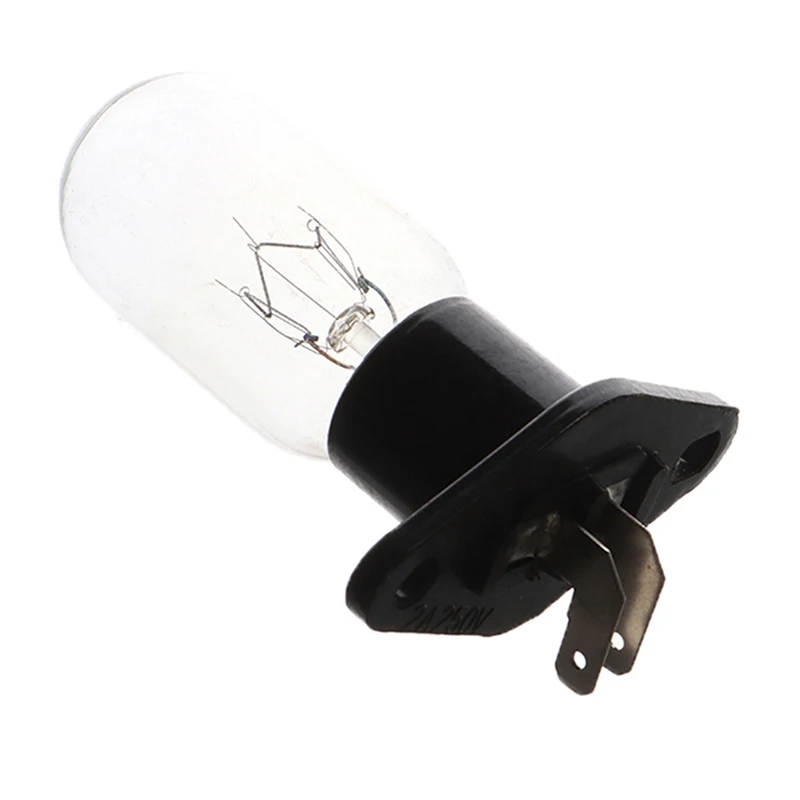 Description Picture 6 of item1 Pc 4.8mm Socket With Bent Foot 220V 15-20W Microwave Oven Bulb Refrigerator Lighting Bulb With Holder Replacement Universal