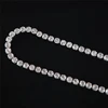 Hip Hop Punk Designer 3-6MM Iced Out Tennis Necklace for Women Men 14K White gold Filled Wedding Jewelry With 40 - 60 CM 3