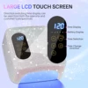 72W Rechargeable UV LED Cordless Nail Lamp Professional Gel Polish Light With 4 Timer Setting Display Auto Sensor for Salon Home 5