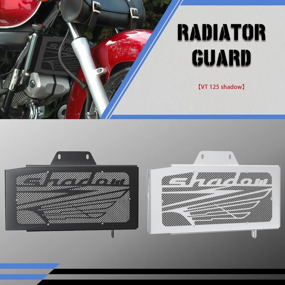 

For Honda VT125 Shadow VT 125 1999-2006 2007 Motorcycle Accessories Radiator Grill Guard Cover Protector Water Tank Protection