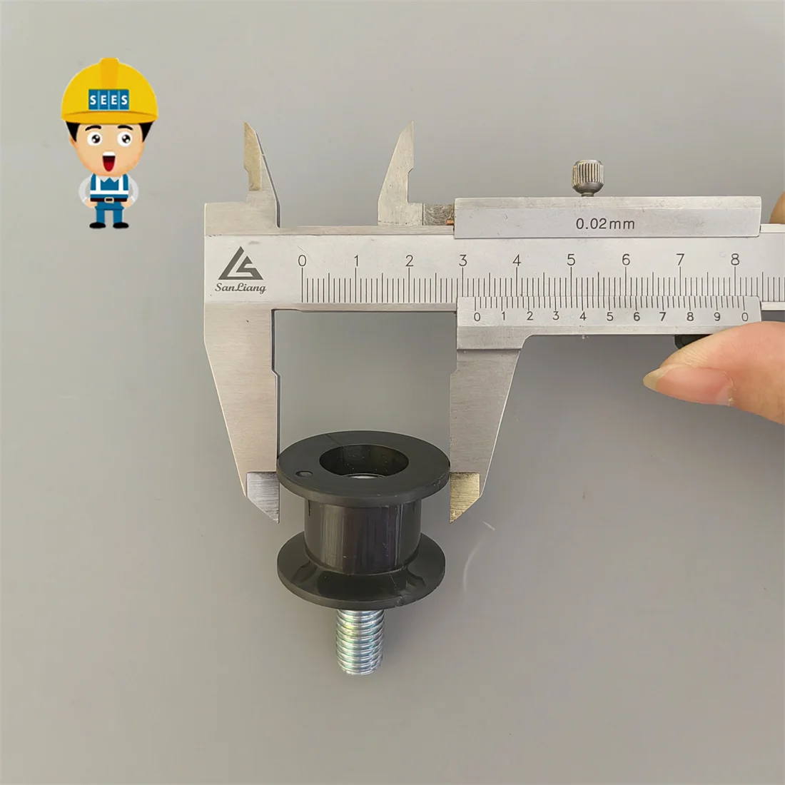 SEES 32*22 엘리베이터 도어 벨트 롤러 아이들러 리턴 슬라이드 소켓 OD 32mm H 22mm L 44mm 자동차 도어 부품