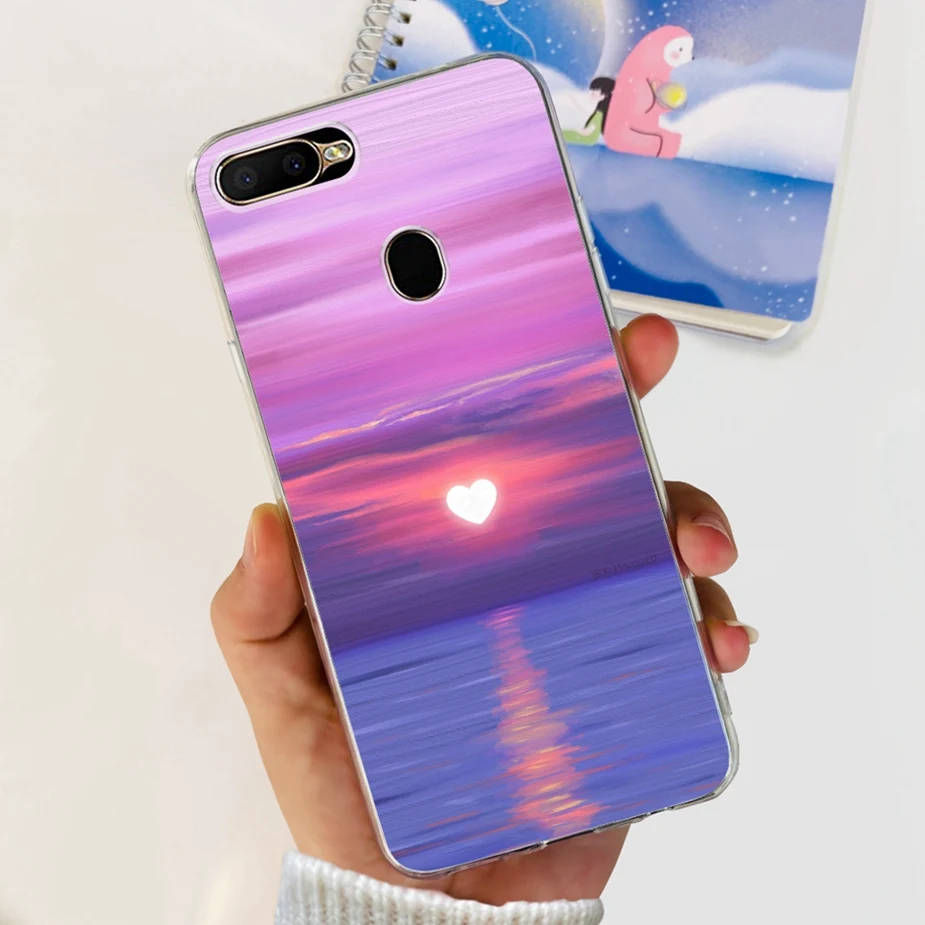 Luxury Painted Soft Silicone Phone Case - Elegant Back Cover Bags