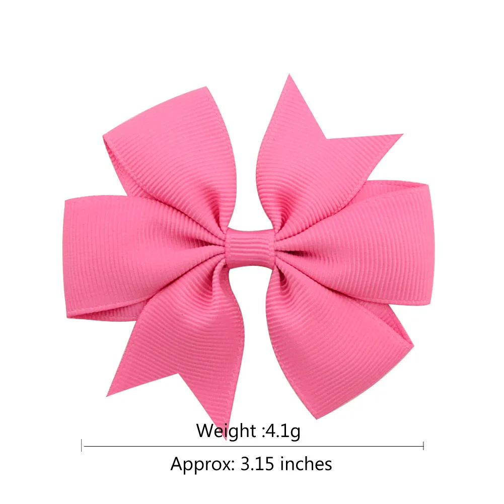 Vibrant Grosgrain Ribbon Hair Bows Clips