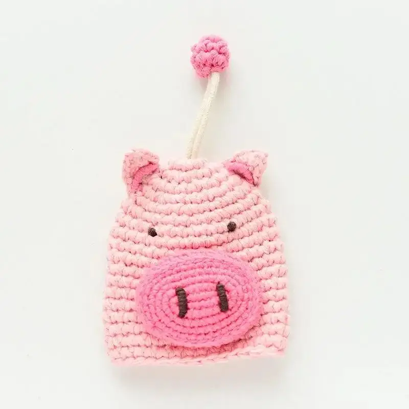 LLavero de ganchillo de insectos creativos para almacenamiento de