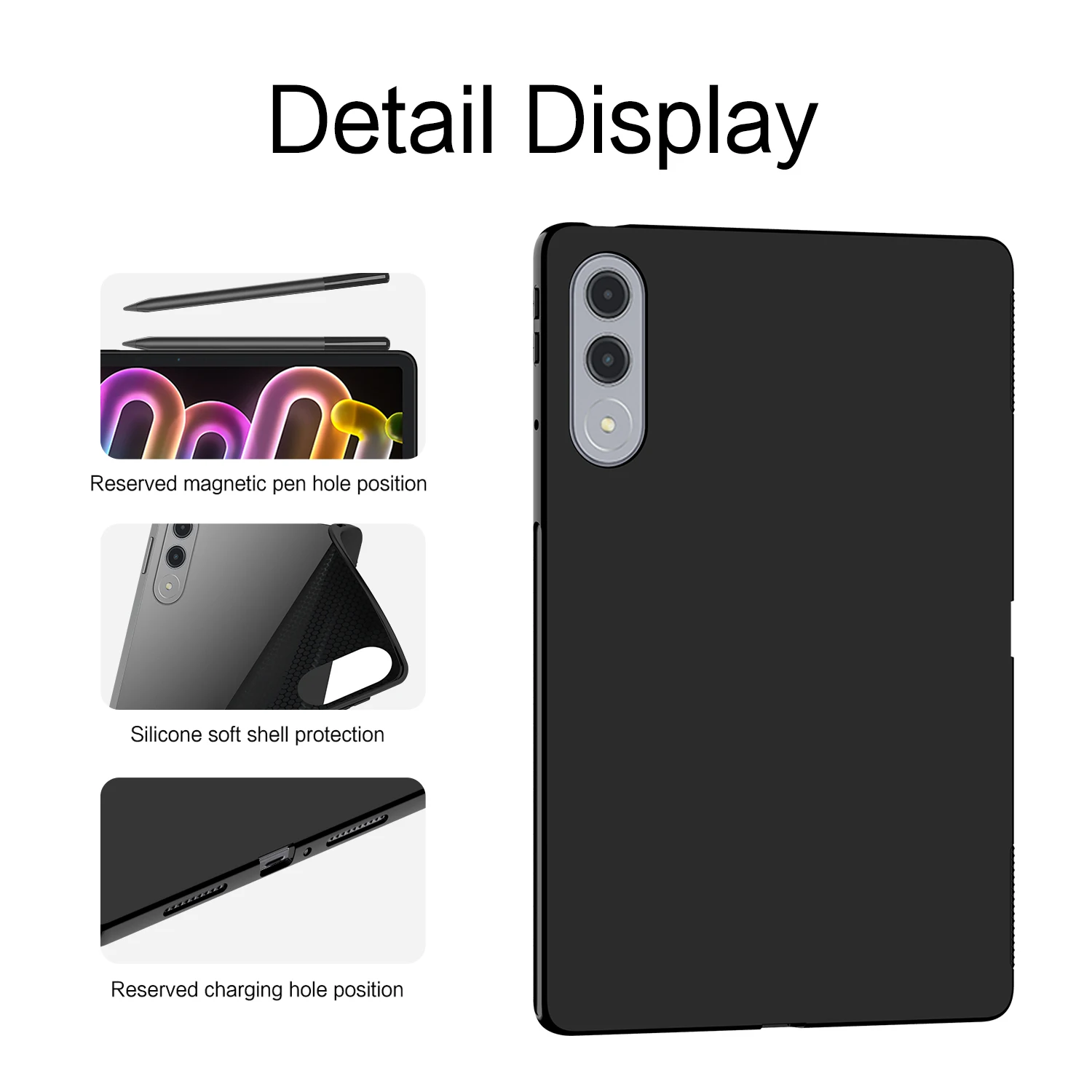 AJIUYU Soft TPU Silicone Protective Tablet Cover - 11.1 Inch