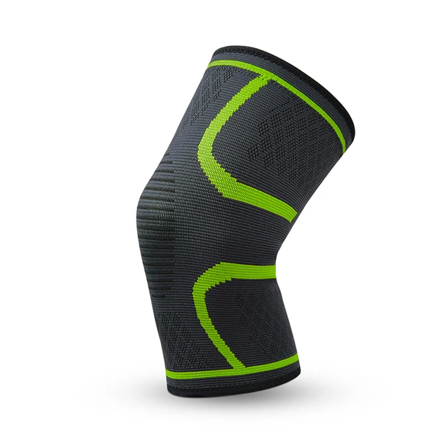 SKDK Gym Knee Pads Sports Safety Fitness Kneepad Elastic Knee Brace Support Gear Patella Running Basketball Volleyball Tennis 1 PC green