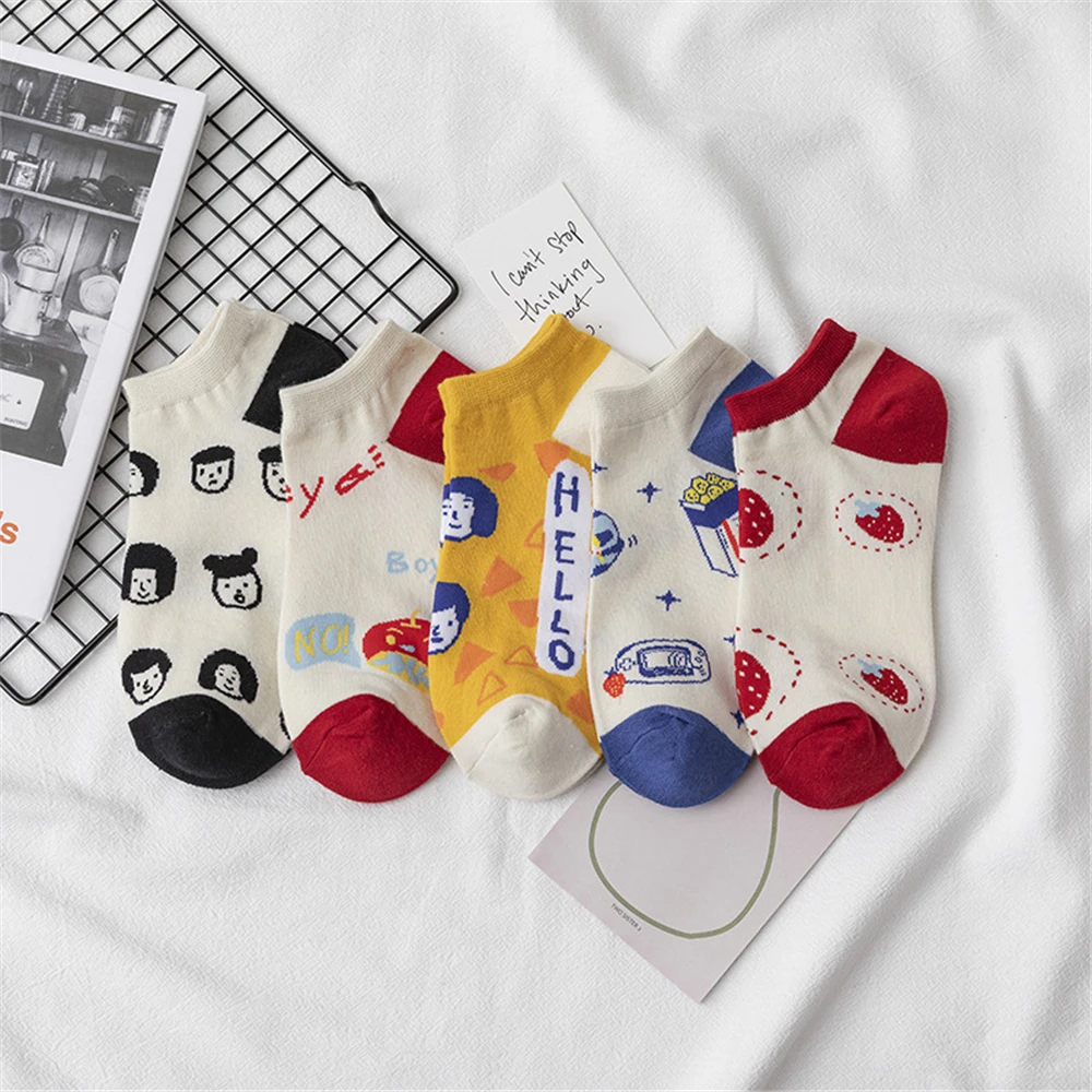 Happy Socks Cute & Lightweight Crew Short Socks - AliExpress