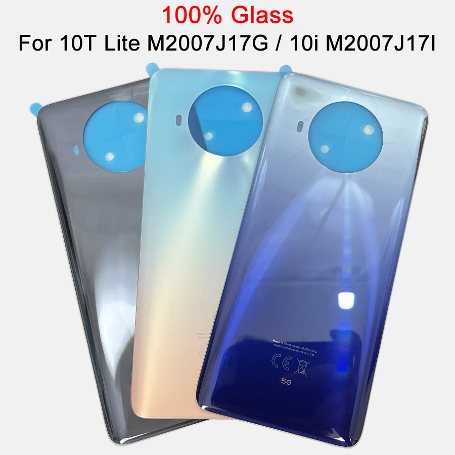 Cache Batterie Arrière Et Vitre Originale Xiaomi - Or - Pour Mi 10T Lite - 55050000JG1L - Neuf