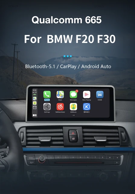 BMW（F20）専用10.25インチナビBT/SIM対応 CarPlay連携 10.25 Inch Snapdragon 665 1920*720 Android 14 GPS Multimedia