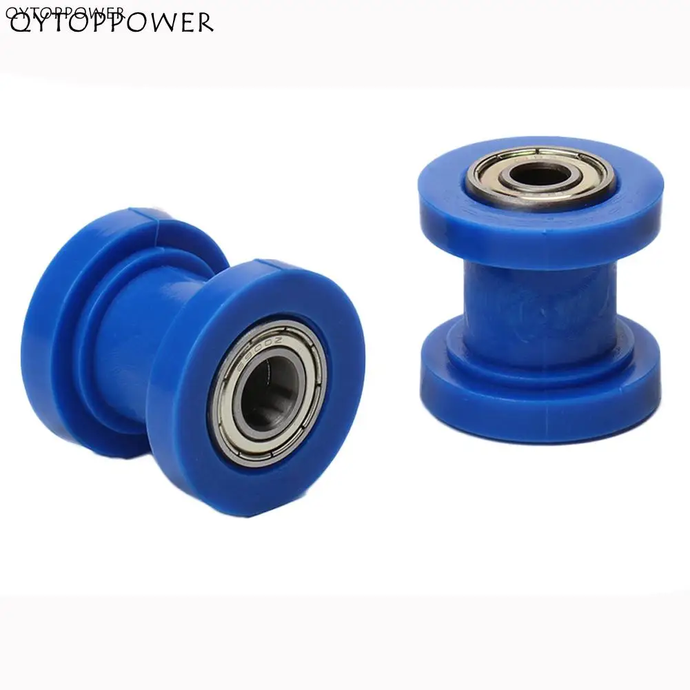 Motorcycle Chain Roller Tensioner Pulley wheel guide 8mm or 10mm For Kayo BSE SSR SDG Thumpstar Pit Pro Pit Dirt Bike motorcycle chain tensioner pulley