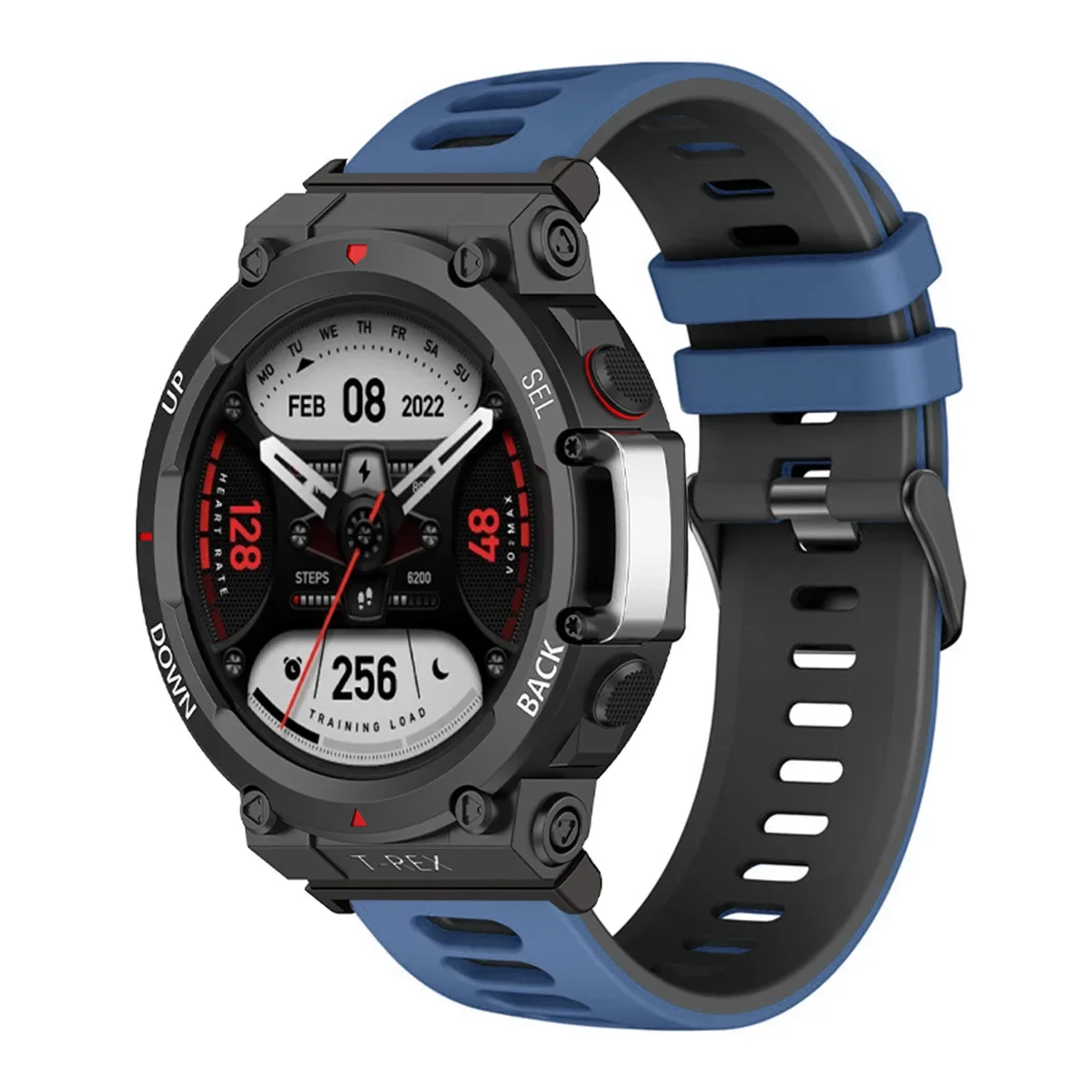Durable Soft Silicone Sports Watch Strap - Comfortable Fit Bracelet Wristband