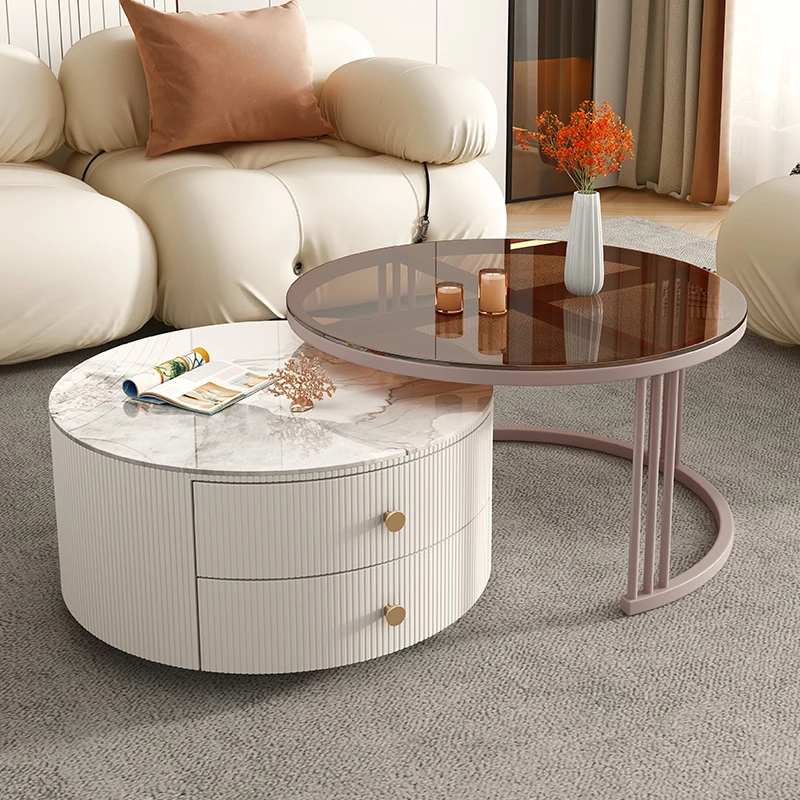 

Models Design Minimalist Coffee Tables Garden Auxiliary Middle Terrace Coffee Tables Center Salon Orta Sehpa Furniture YR50CT