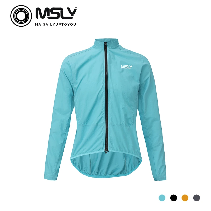 MSLY 2026 긴팔 사이클링 재킷, 봄과 가을용 방풍 및 통기성 로드 바이크 재킷, 경량 재킷
