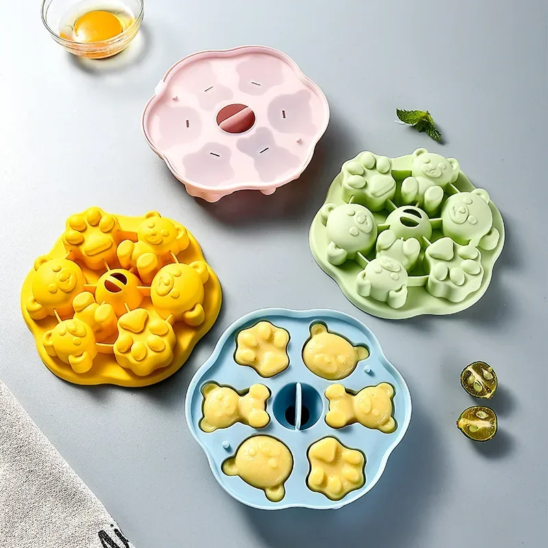 Baby Cartoon Food Container Infant Fruit Breast Milk Storage Box Freezer Crisper Baby Food Container Storage Formula Dispenser