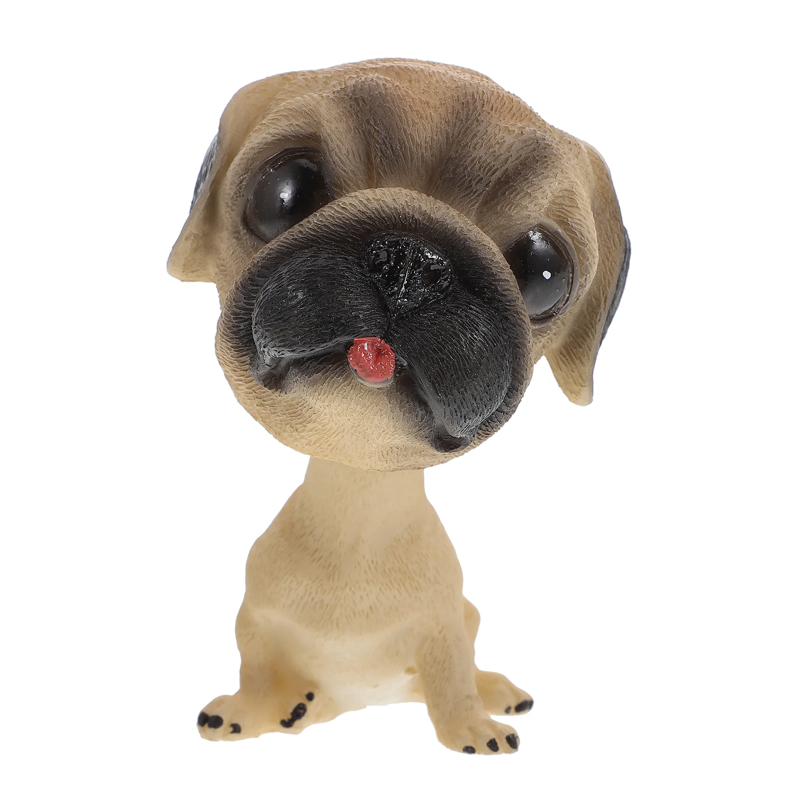 

Car Accessories Ornaments Cute Dog Shaking Head Car Decoration Creative Yellow Bulldog Auto Accessorie