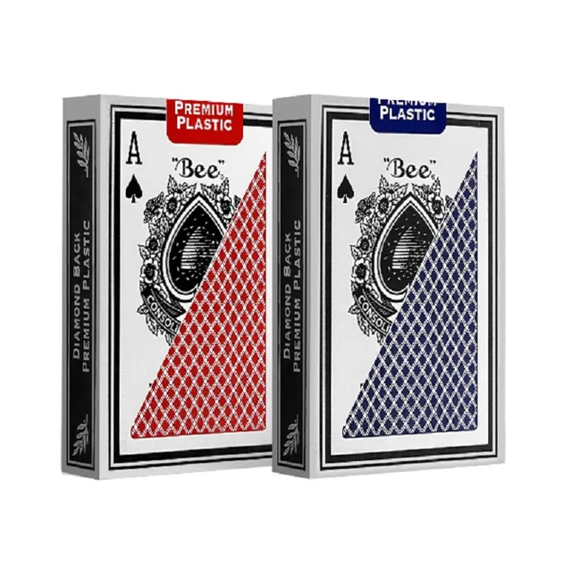 Bee Premium Plastic Playing Cards Jumbo Index Deck