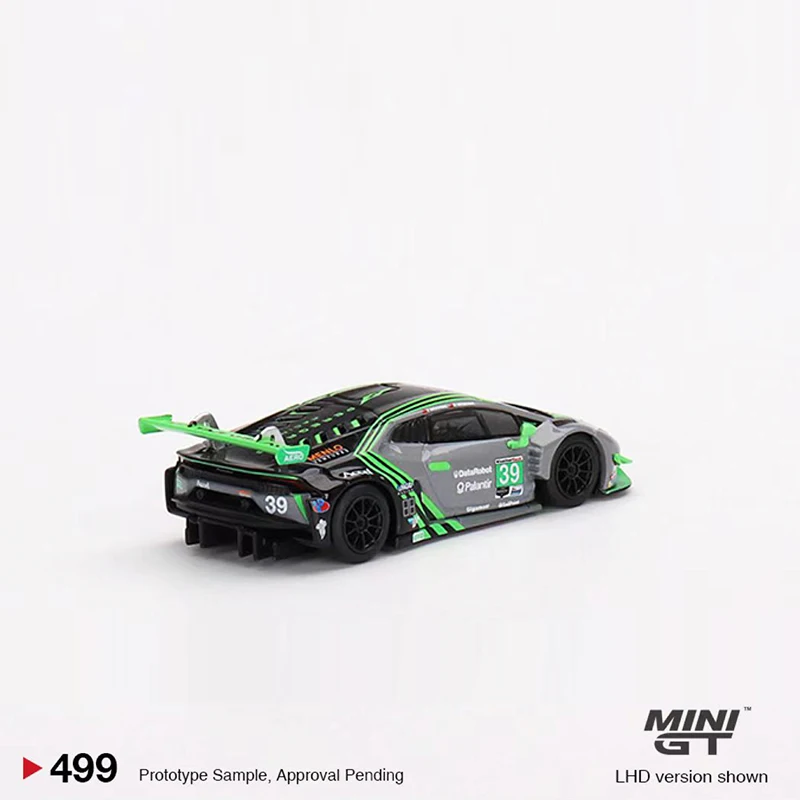 Фото MINIGT 1:64 Lambor Huracan GT3 EVO #39 2022 IMSA модель спортивного автомобиля из сплава #499 №3