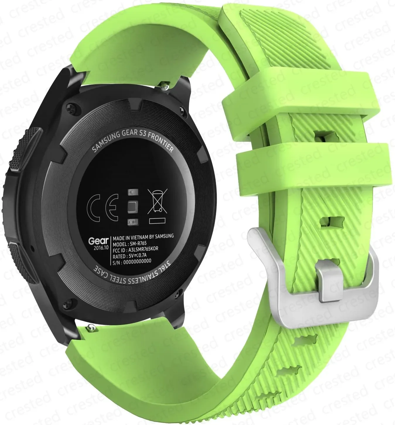 Soft Silicone Sport Strap - 22mm Bracelet