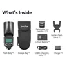 Godox V1 Pro V1Pro TTL Li-ion Round Head Camera Flash Wireless Transmission Speedlite Flash for Canon Nikon Sony Fuji Olympus 6